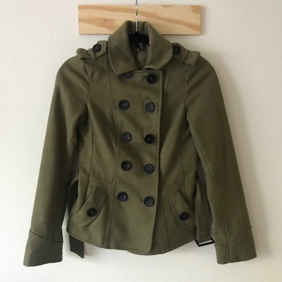 H&M Khaki Peacoat - Picture 1 of 8